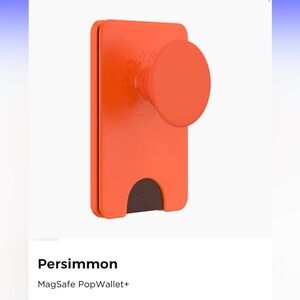 Popsocket Mag Safe Pop Wallet in Persimmon 🍊